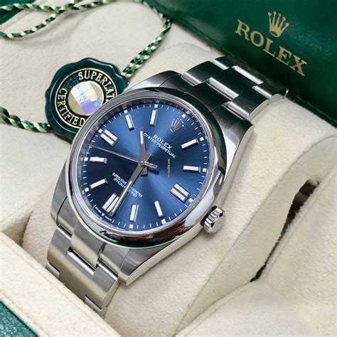 rolex op 41mm blue|rolex oyster perpetual 41mm celebration.